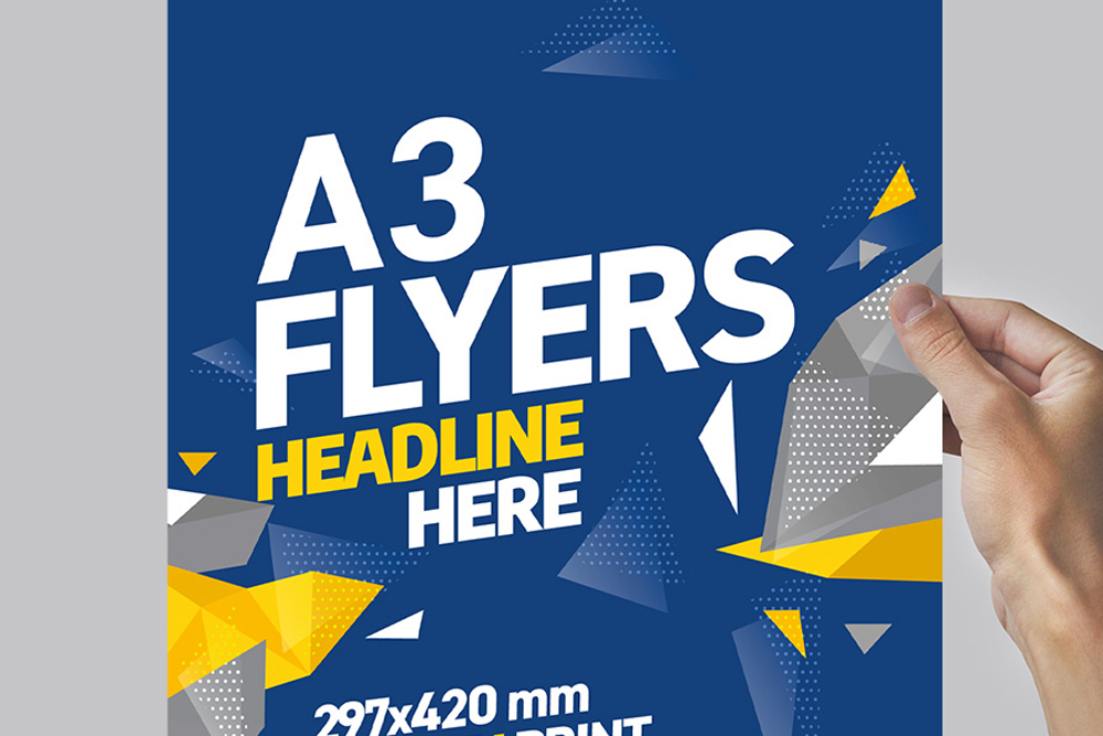 Large format flyer printing and marketing materials