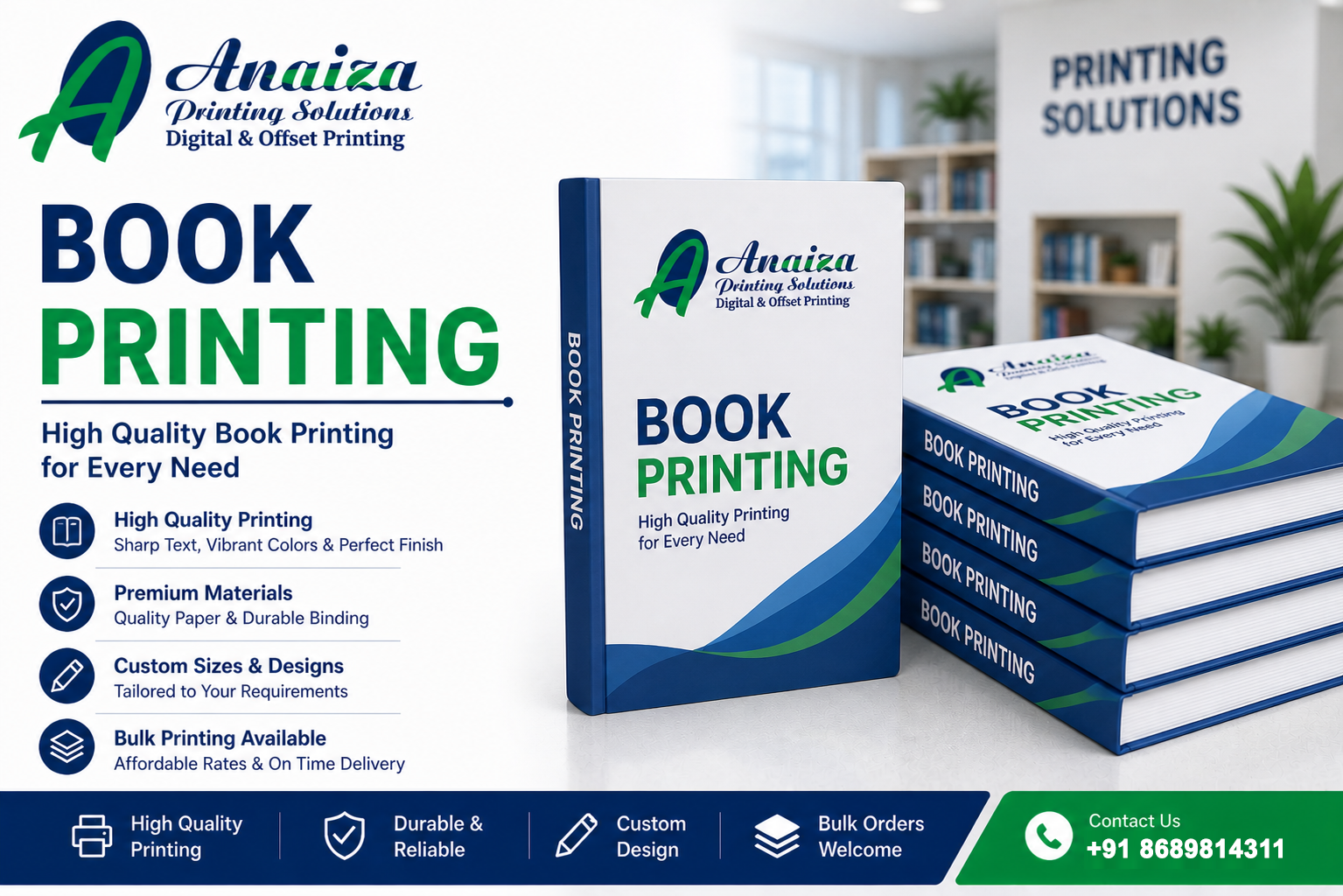 Custom business book printing services in Mumbai