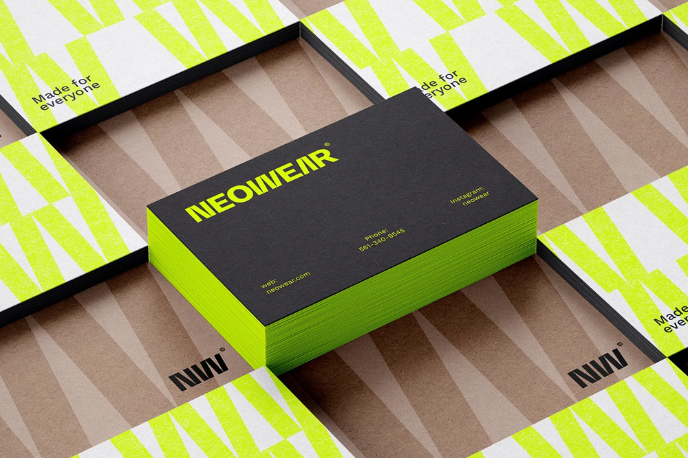 Premium corporate business cards for brand identity