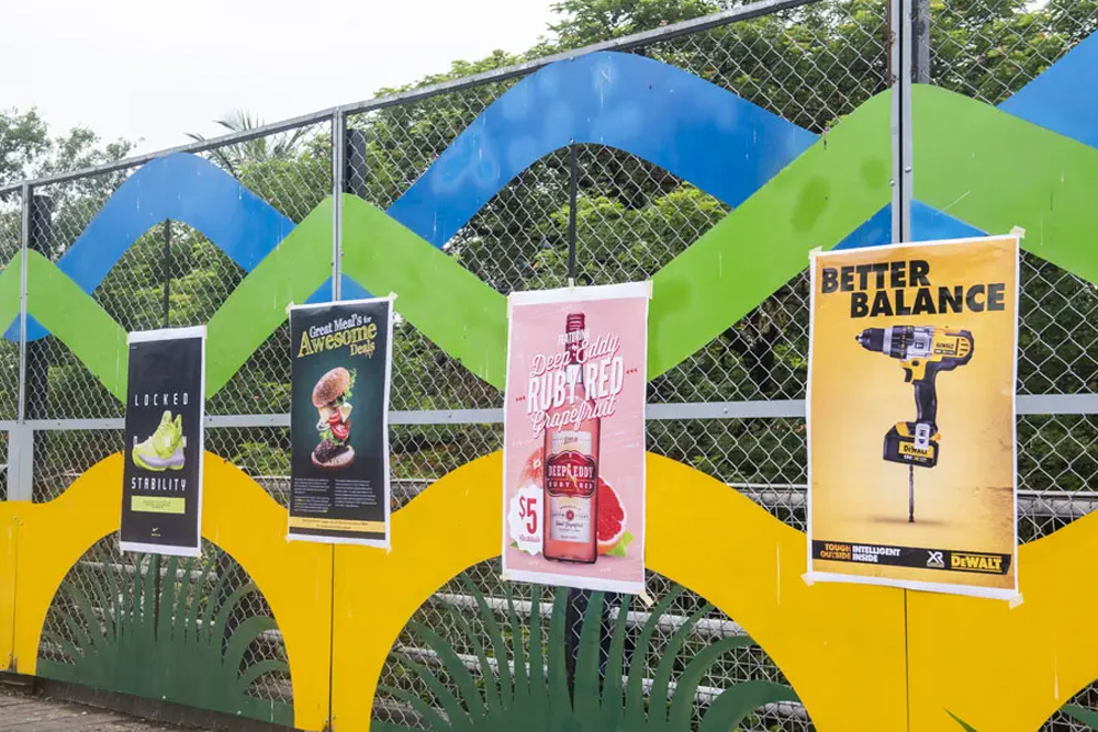 Premium vinyl printing for signage and branding